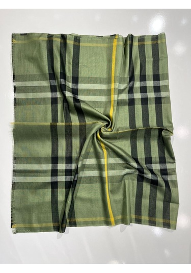 Burbery Ekose Şal Spor Saçak - 9 09