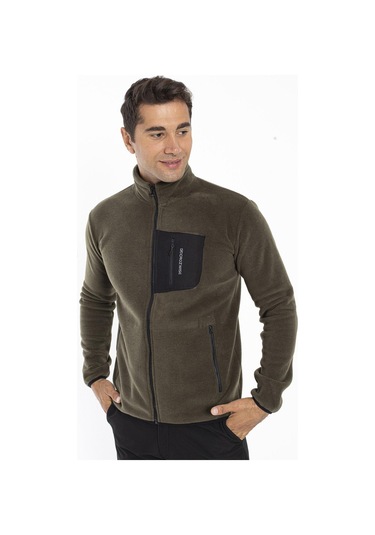Crozwise Tam Fermuarlı Erkek Polar Sweat Shirt 001