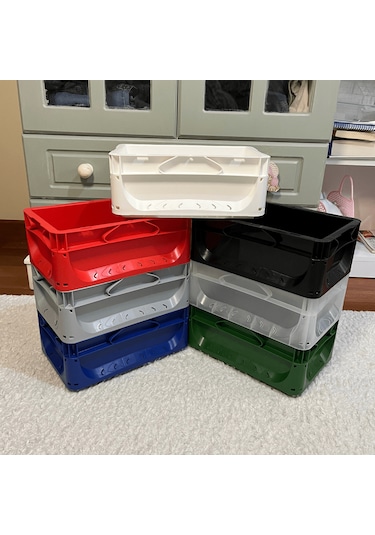 Alpbx 1.kalite Gri Plastik Kutu & Kasa 30x20x12 Cm - 5 Litre