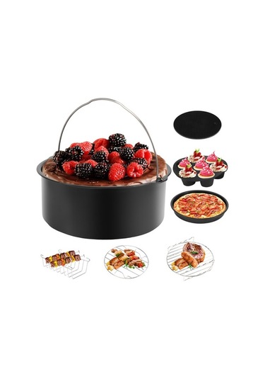 Ulzyvf Set Qt Pişirme Op101 Ninja İçin Hava Gümüş Gereçleri Fritöz Foodi Aksesuarları 7 5&6.5&8 Hr Gümüş