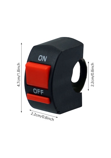 Gidon Bağlantılı Universal Motosiklet Açma Kapama Düğmesi