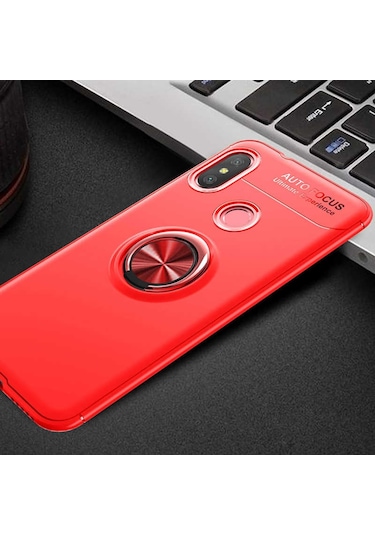 Xiaomi Redmi Note 6 Pro Kilif Yüzüklü Magnetli Ravel Case 392473510