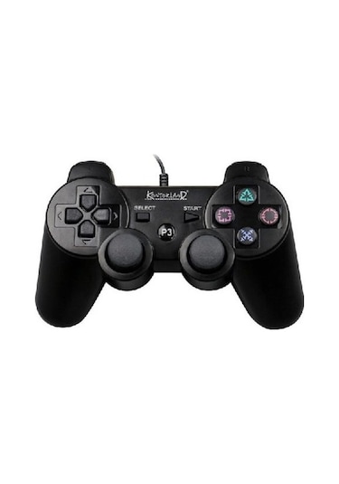 Kontorland PS-3001 PC X-Input D-Input Kablolu PS3 Oyun Kolu