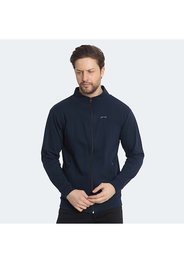 Slazenger KAGISONA IN Erkek Sweatshirt Lacivert