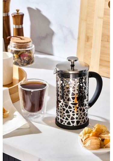Karaca Nico French Press 1000 Ml Gümüş