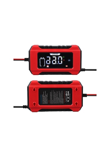 Ucomen Uc-c120501b 12v 6a Kırmızı Lcd Göstergeli Akıllı Akü Şarj Cihazı