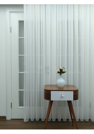 Evdepo Home Kullanıma Hazır Tül Perde (540838008)