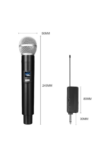 Profesyonel Kablosuz Mikrofon Wn-05 50m Çekim Mesafesi, Şarjlı Kullanım