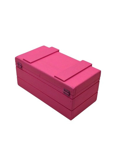 Kişiye Özel Pembe Hatıra Hediye Kutusu Kapak İçi Yazı Yazılabilir