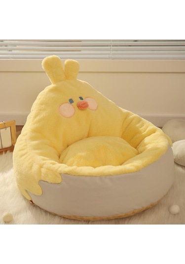 Homyl Tavuk Sarılma Yuva Yuvalama Karikatür Kedi Yavru Sarı