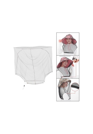 Suntek Yüz Mesh Net Balıkçılık Yürüyüş Açık Için Gri