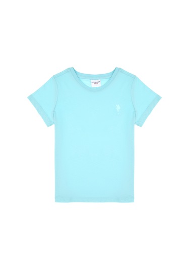 U.s. Polo Assn. Erkek Çocuk Aqua Tişört Basic 50306502-vr007 Aqua Turkuaz