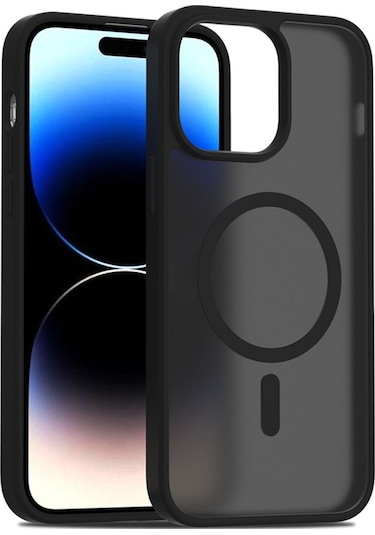 Joko İphone Uyumlu 15 Pro Max Kılıf Jota Seri Magsafe Kapak Siyah