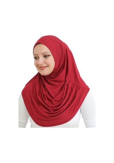 Hazır Giyim Türban Yumuşak Başörtü Şal - Bordo Bordo