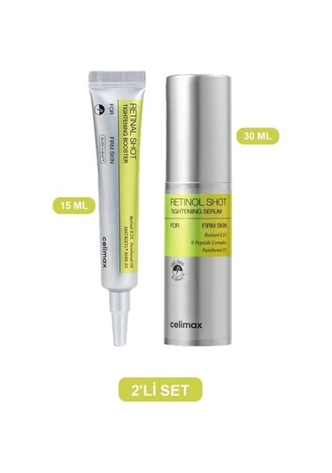 Set Retinal Shot Tightening Booster 15 Ml / Retinol Shot Tightening Serum 30ml