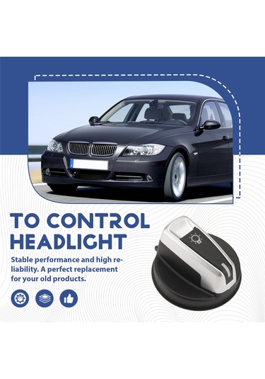 Bmw 3-serisi E90 E91 X1 E84 E88 E82 Far Anahtarı Düğmesi İçin