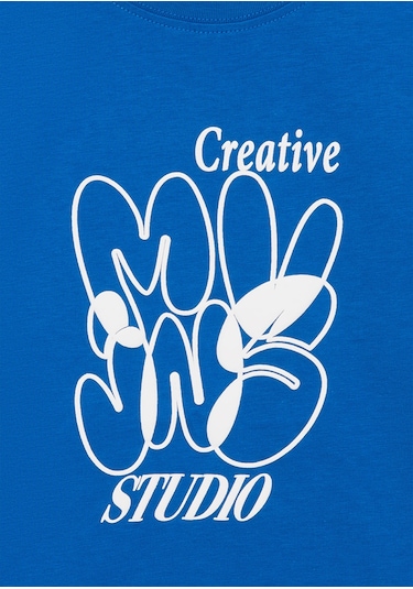 Mavi - Mvjns Crop Mavi Tişört 7610275-70910 Mavi