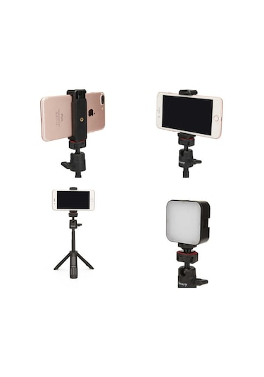 Zore Jmary MT-19 Kısa Tripod - ZORE-262653 Siyah