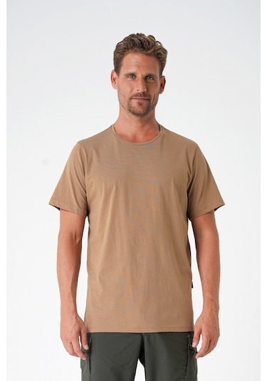 Mecanık Casual Neo Organic T-shirt Camel