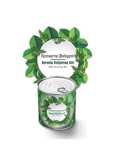 Buffer Konserve Bahçem Evde Konservede Dereotu Yetiştirme Kiti Aparatı