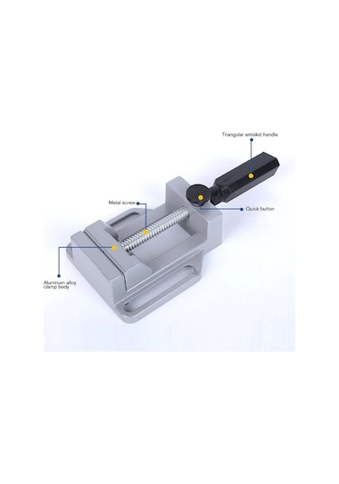 Matkap Mengenesi Kalıpcı Düz Çene Ayarlı Tezgah Mengenesi Işkence