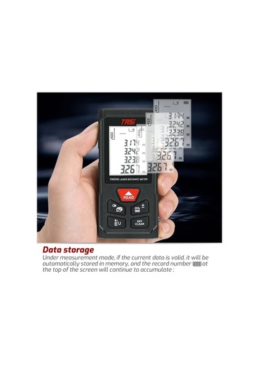 Butuglobal Tası Ta511a 50m Lazer El Mesafe Ölçüm Odası Kızılötesi Ölçüm Cihazı