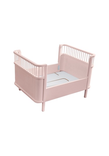 Mdf Beşik 130x90 Trend Büyüyen Beşik Pembe + 1 Comfort Yatak Pembe