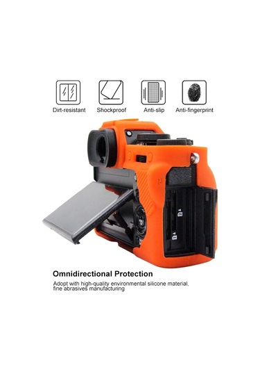 Fujıfılm Xt3 İçin Puluz Soft Silikon Koruyucu Kılıf Turuncu Diğer