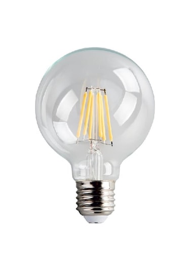 6w Edison Led G95 Glop Ampul Günışığı 3200k Ct 4354 10W-Beyaz