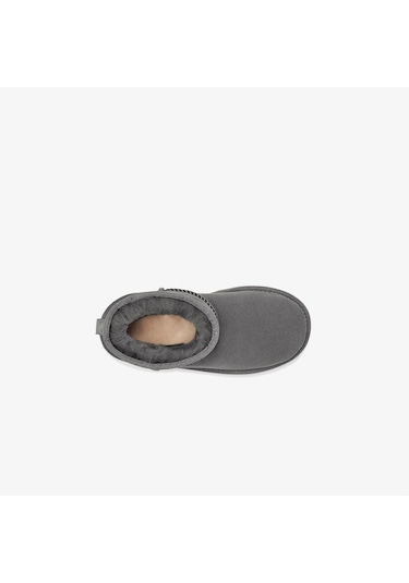 Ugg Classic Mini Çocuk Gri Bot Düz 1017715k Gri