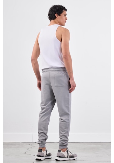 Dufy Gri Erkek Eşofman Altı - Regular Fit Gri