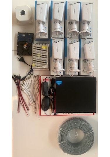 7'lı Güvenlik Kamerası Seti - 5mp Sony Seculens Kdj-7s-8w-kk-p