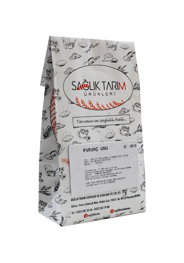 Sağlık Tarım Ürünleri Pirinç Unu 1 KG