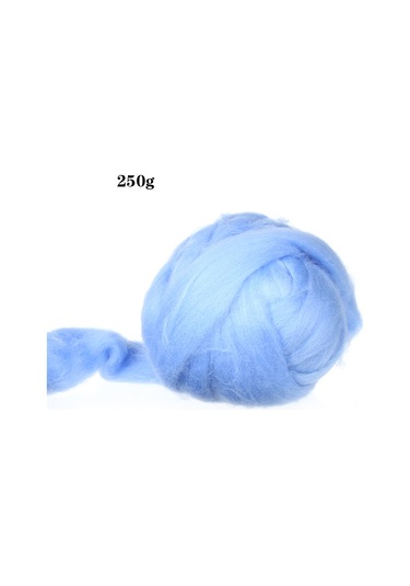 Reedark Kolay Örgü Battaniye Yapımı İçin Kalın Yün Topu - Ev Dekoru Ve Hediye Gök Mavisi