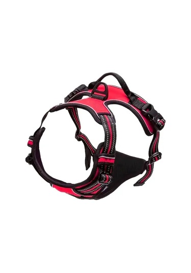 Maxaccess Kırmızı Xl Köpek Yeleği Tasmasız Antipatik Yürüyüş Kontrol Tutamacı Reflektif Büyük Köpekler İçin