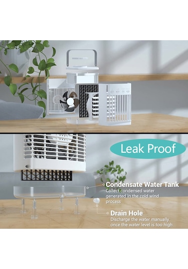 Jialan Klima Hava Soğutucu Fan Su Soğutma Fanı Klima Odası Ofis