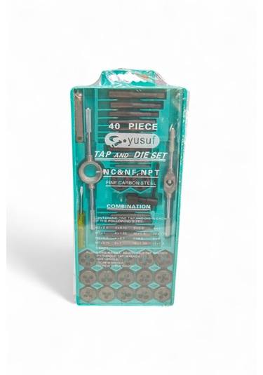 40 Parça M3-m12 Kılavuz Pafta Seti