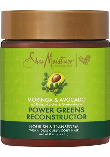 Shea Moisture Power Greens Moringa ve Avokado Yağlı Yeniden Yapılandırıcı Saç Kremi 237ML