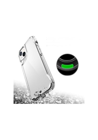 Apple Uyumlu iPhone 14 Plus Kılıf Case, Transparent Smooth Hard Protective Cover