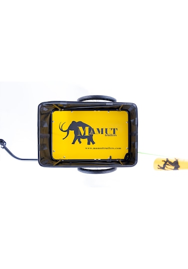 Mamut Trailers-Cargo X-Bisiklet Römorku Siyah
