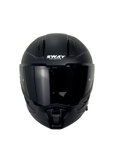 Sway SW 868 Tam Kapalı Motosiklet Kaskı Mat Siyah