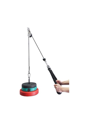 Homyl 2.3m Fitness Dıy Kasnak Kablo Sistemi Önkol El Gücü