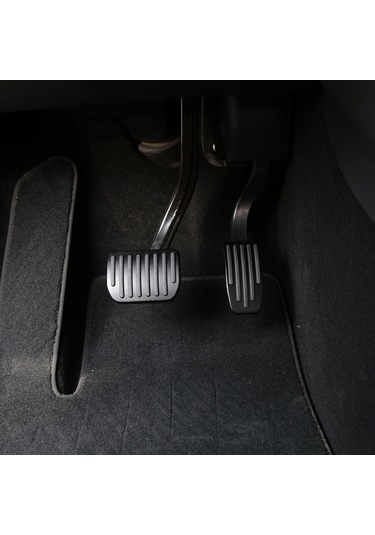 Trendooze Homyl Araba Ayak Pedalı Tesla Model 3 Y İçin Siyah Pedler