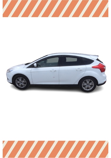 Ford Focus 3  Hb 2011-2015 Modellerine Özel 4'lü Mügen Tip Cam Rüzgarlığı