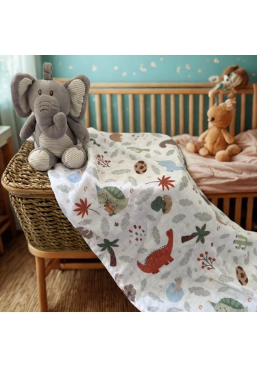 Çok Amaçlı Müslin Bebek Örtüsü & Battaniyesi 60x95 Cm %100 Pamuk