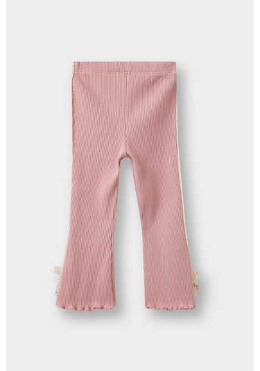 Defacto Kız Bebek Fitilli Kaşkorse Fiyonk Detaylı Tayt F8450a525aubr277 Bordo