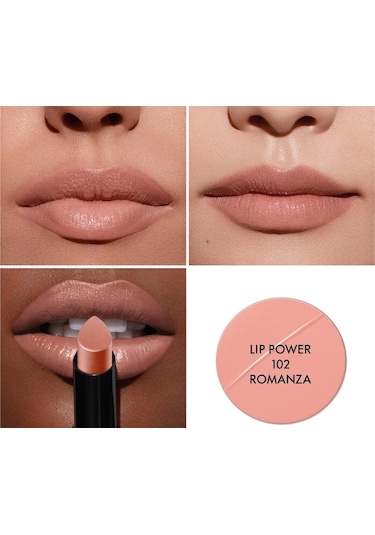 Giorgio Armani Lip Power Longwear Satin Lipstick Ruj 102 Romanza