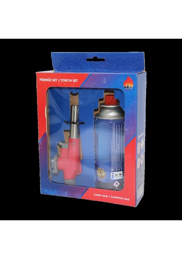 Kamp Gazı Set227gr/400mlpürmüz - Torch Seti 5365 Çok Renkli