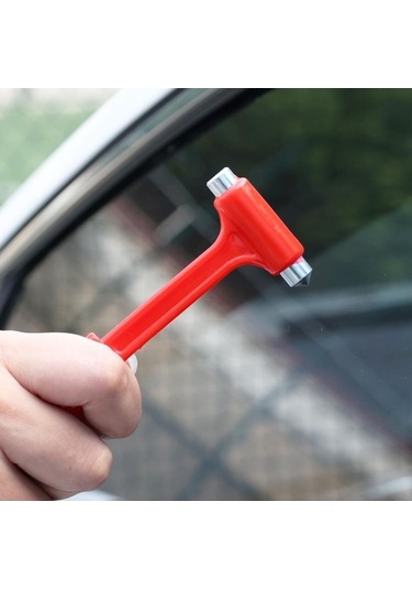 Trendooze Taşınabilir Mini Kırıcı Kesici Kemeri Kaçış Kaçış Fonksiyonlu Emniyet Emniyet Çok Çekiç Cam Araçları Araba Araba Aksesuarları Acil Jf
