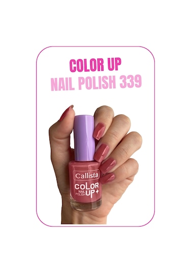 Callista Color Up Nail Polish Oje 339 Think Pink - Pembe